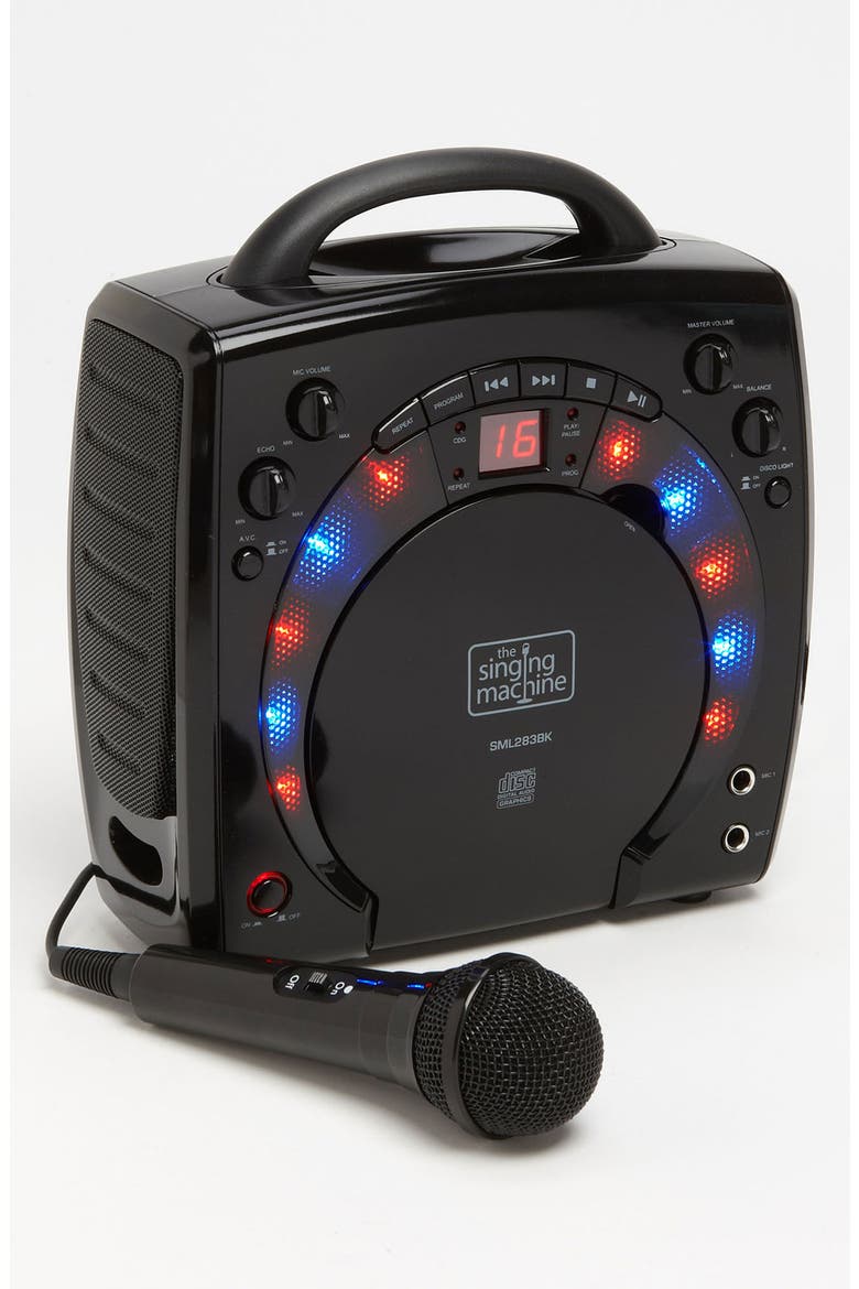 Portable Karaoke System, Main, color, BLACK