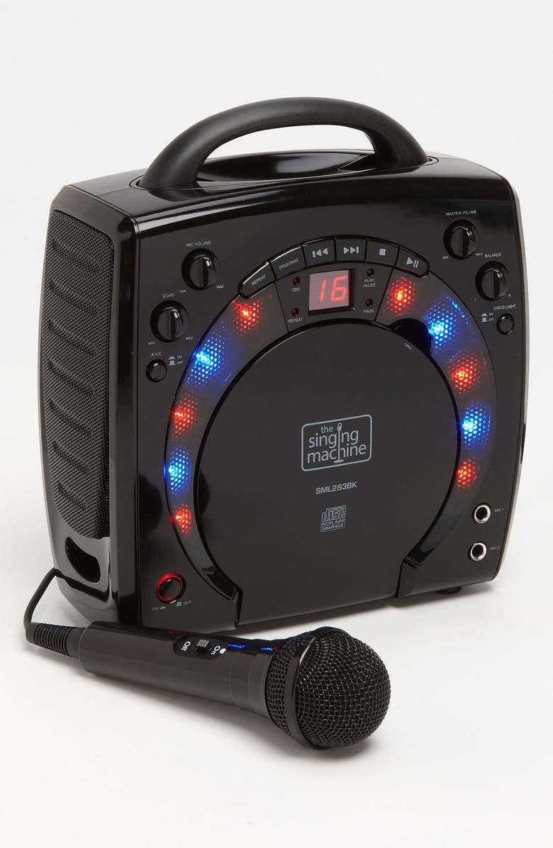 Singing Machine Portable Karaoke System, Main, color, 