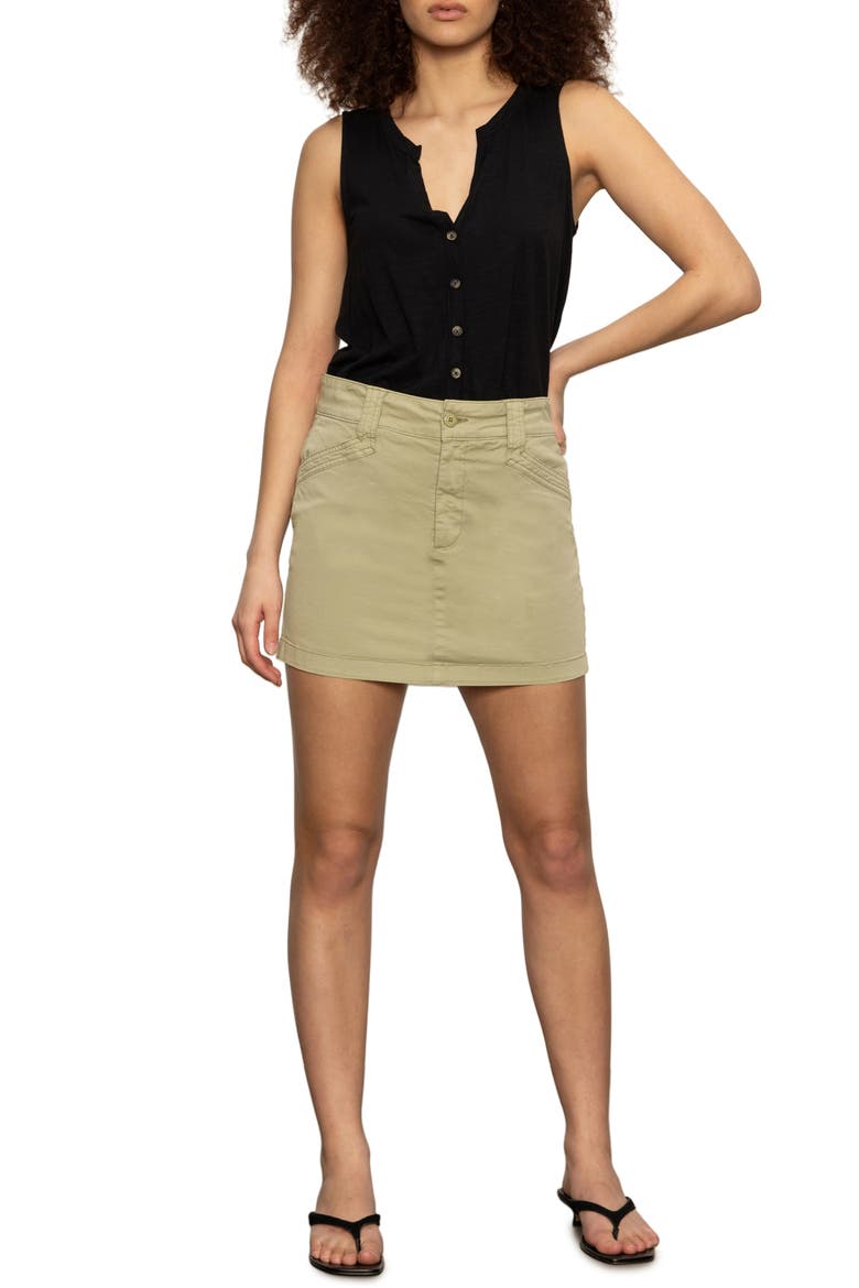 Marcela Miniskirt, Alternate, color, BAMBOO