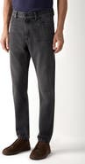 ZEGNA Black Stone-Washed Cotton Roccia Jeans
