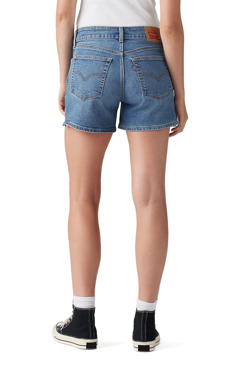 Levi's A-Line Denim Shorts, Alternate, color, No You Didnt Short