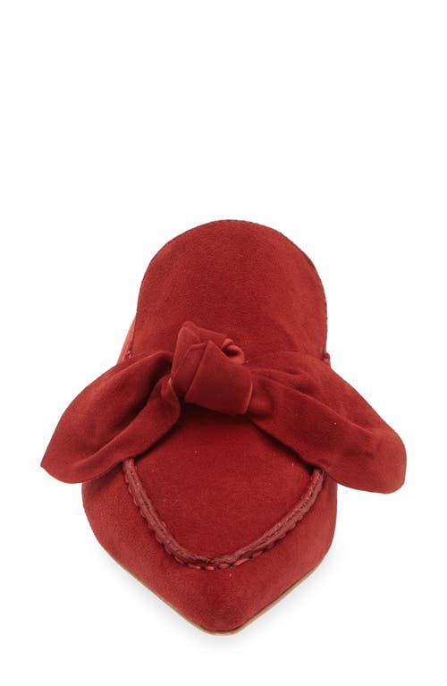 Koko + Palenki Piet Bow Mule In Red