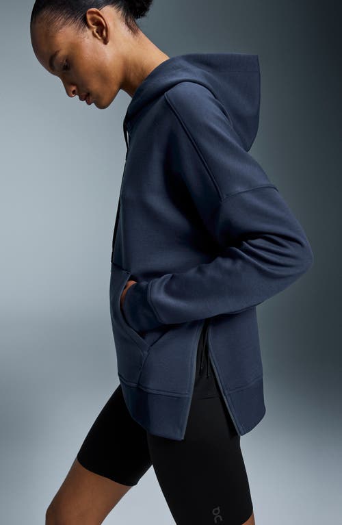 On Recycled Polyester Blend Hoodie In Midnight