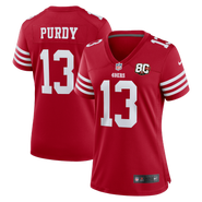Nike Women's Nike Brock Purdy Scarlet San Francisco 49ers 80th Anniversary Game Jersey