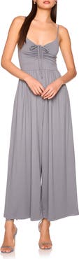 Susana Monaco Crop Wide Leg Knit Jumpsuit