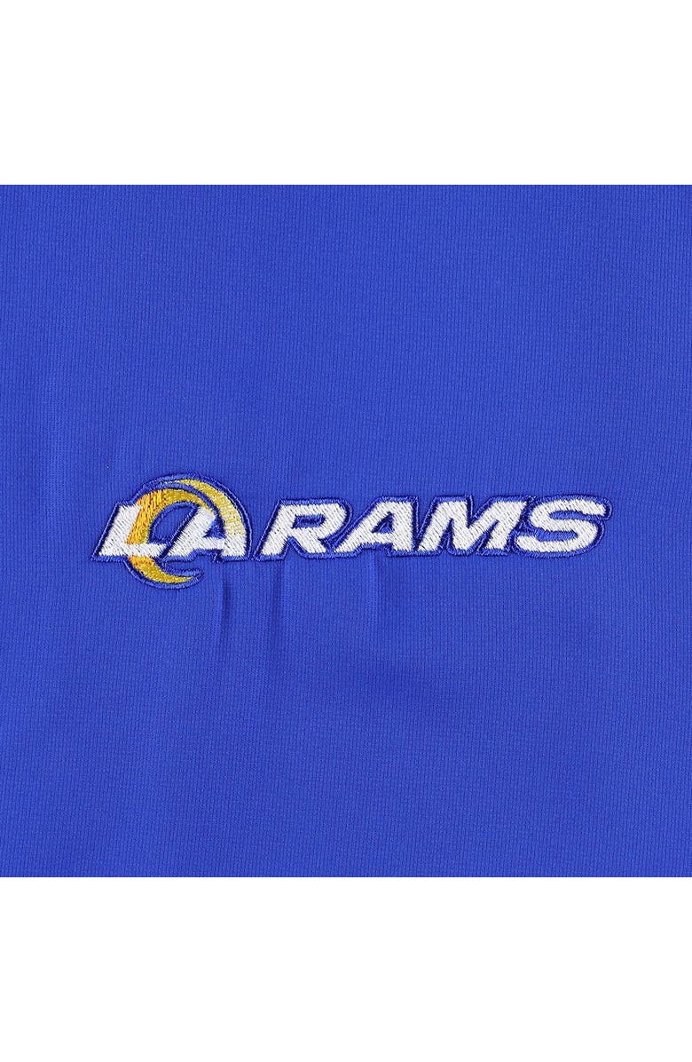 DUNBROOKE Men's Dunbrooke Royal Los Angeles Rams Hurricane Raglan Full-Zip Windbreaker Jacket, Alternate, color, 