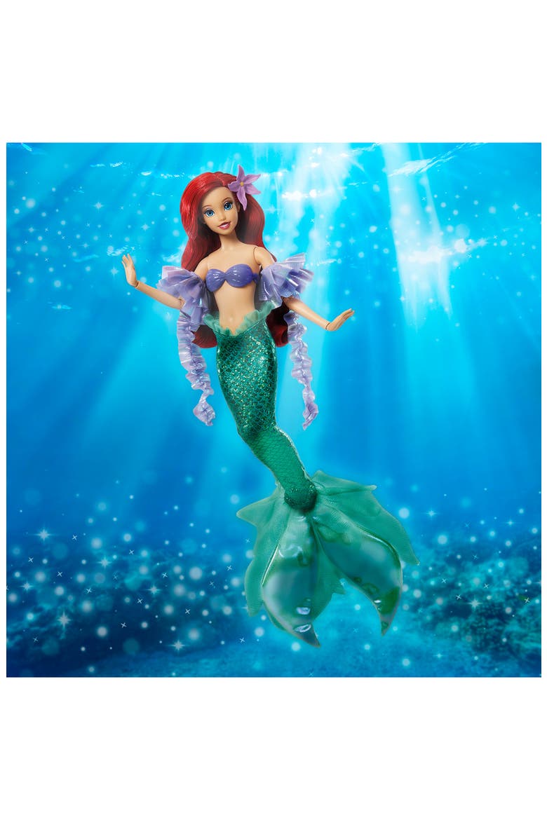 Sparkling Princess Series Mermaid Ariel Fashion Doll with Removable Tail & Sleeves, Alternate, color, ARIEL