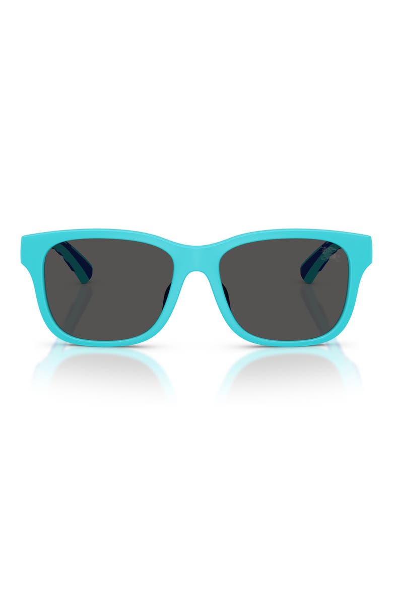 Kids' 50mm Square Sunglasses, Main, color, MATTE LIGHT BLUE / DARK GREY