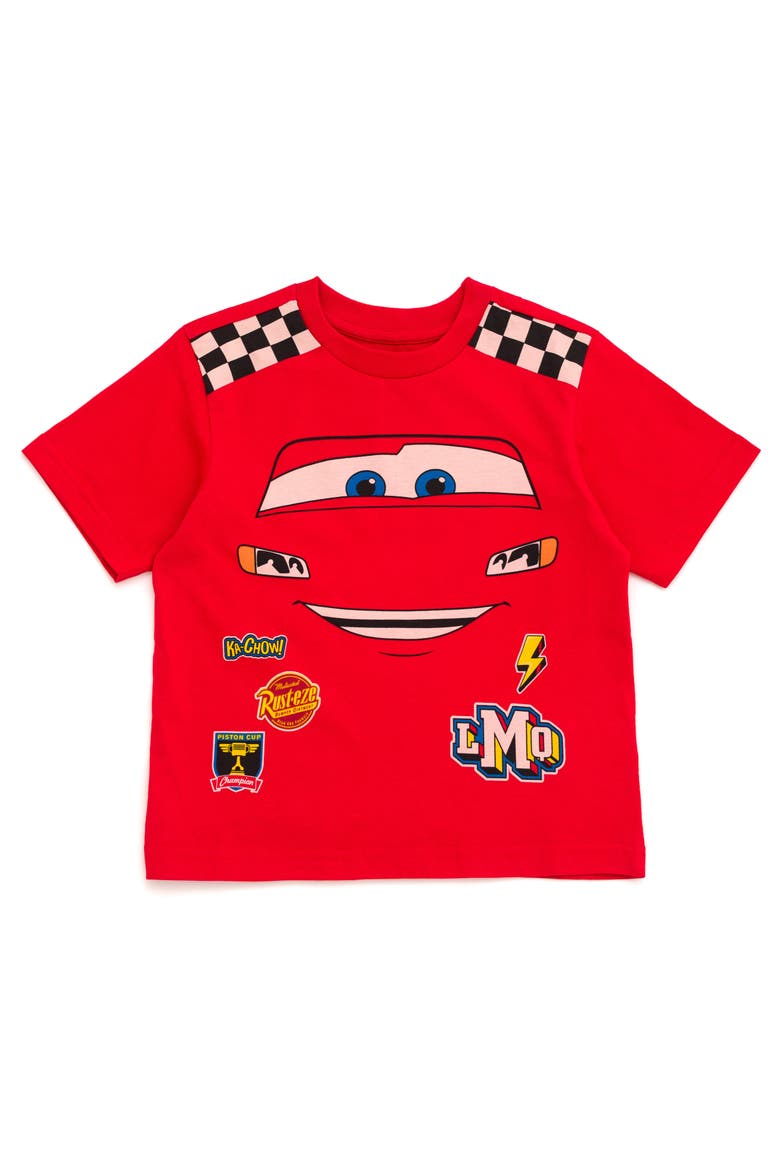 Cars Cosplay Short Sleeve T-Shirt, Main, color, Lightning McQueen Red