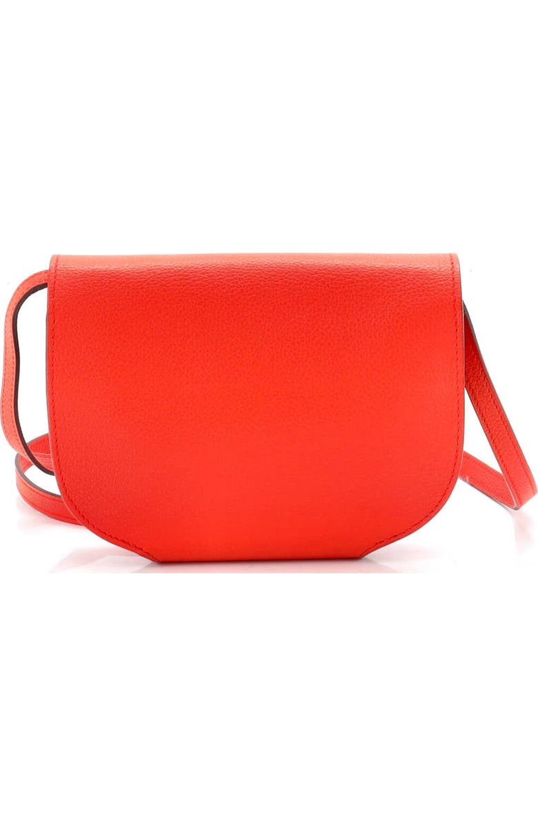Pre-Owned Hermes Convoyeur Crossbody Bag Evercolor Mini, Alternate, color, Orange Poppy