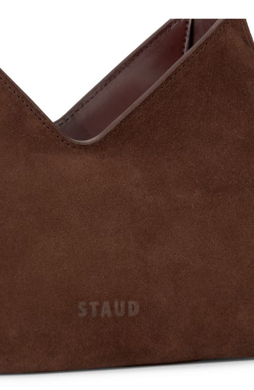 Staud Valerie Suede Shoulder Bag In Pattern