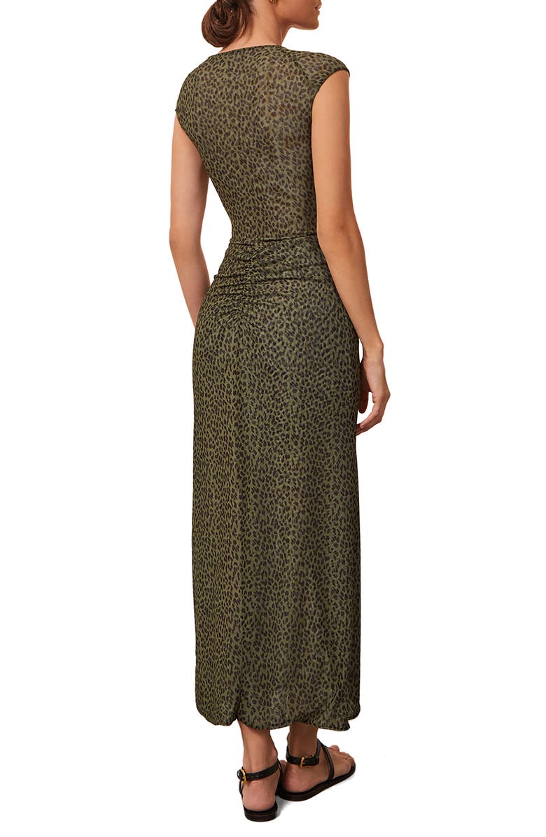 ViX Paula Hermanny Rosewood Tori Cutout Cover-Up Midi Dress, Alternate, color, 