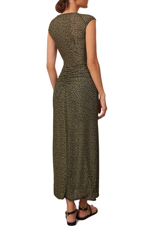 Vix Paula Hermanny Rosewood Tori Cutout Cover-up Midi Dress In Green