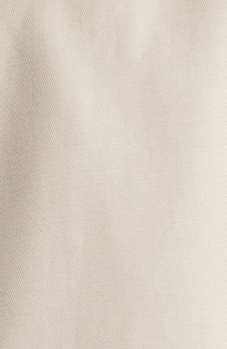 Sam Edelman DB Short Trench Coat, Alternate, color, Birch