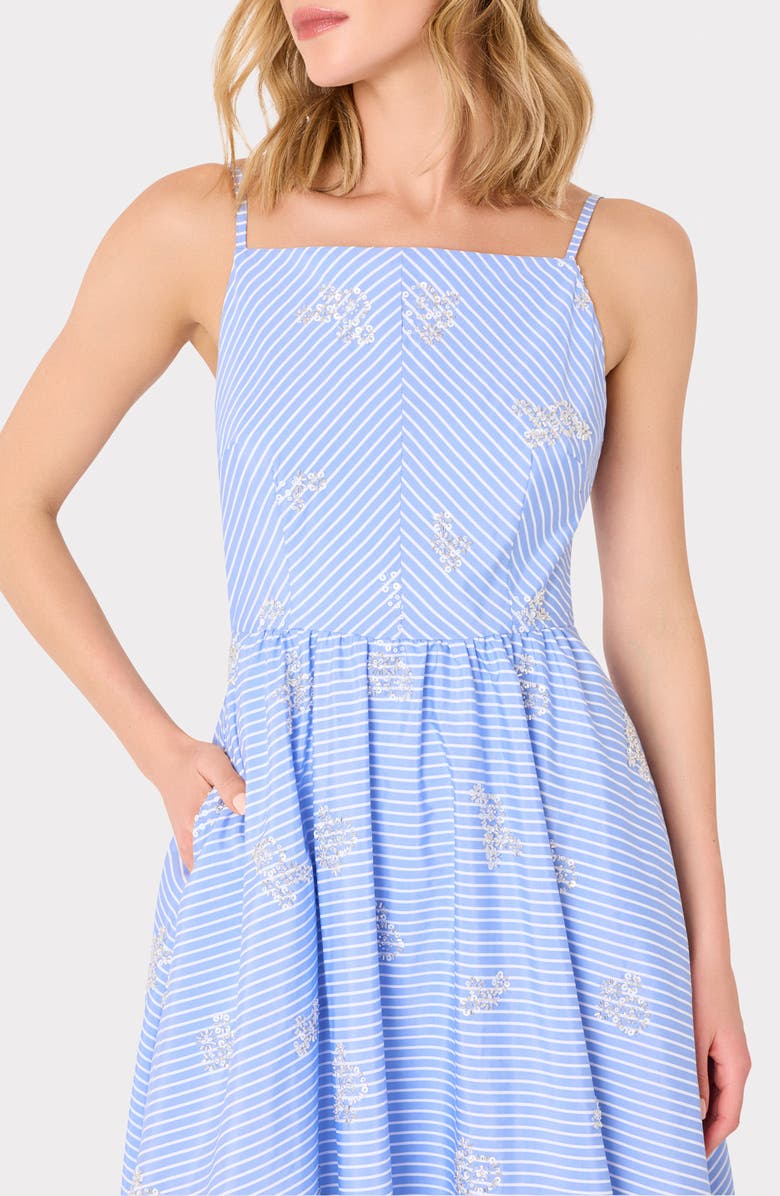 Milly Emily Beaded A-Line Dress, Alternate, color, 