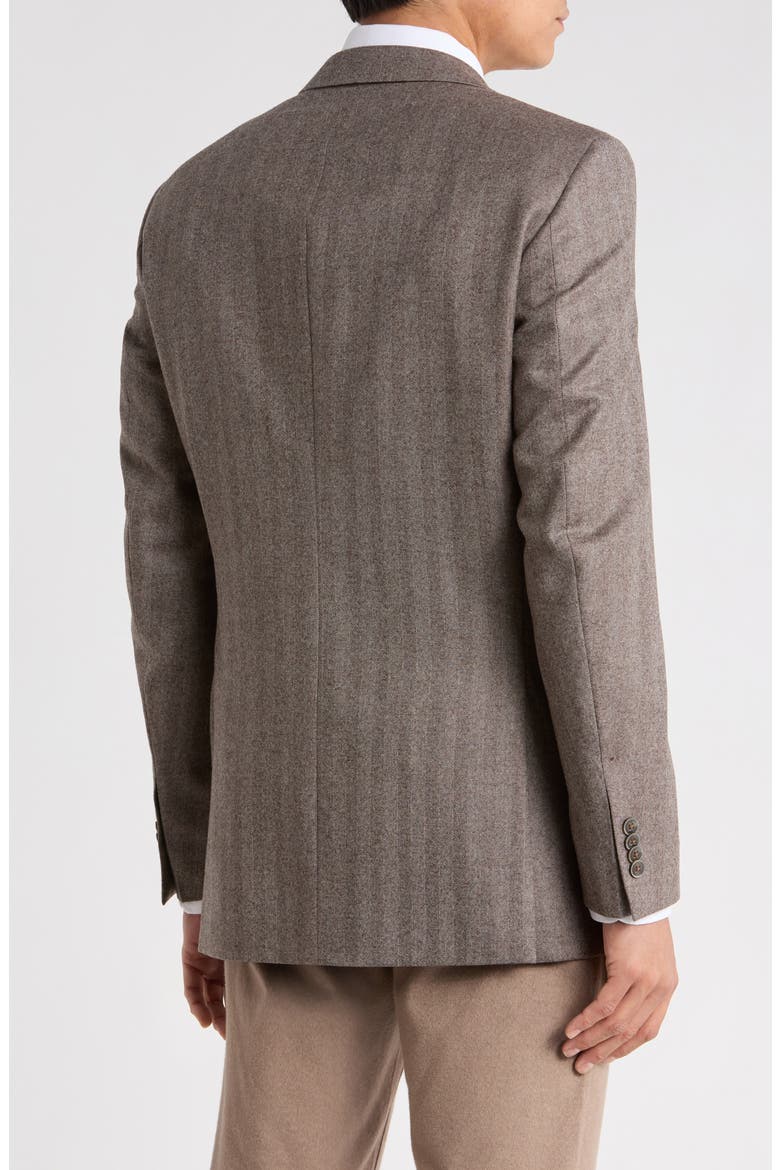 Flynn Wool Sport Coat, Main, color, BROWN
