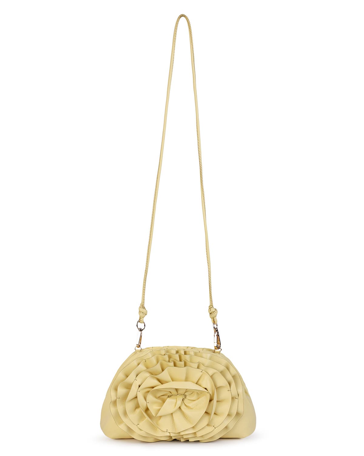 Aya Frame Clutch, Alternate, color, YELLOW