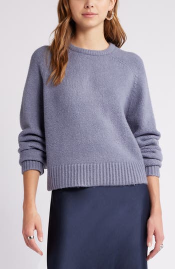 Open Edit Boxy Crewneck Sweater