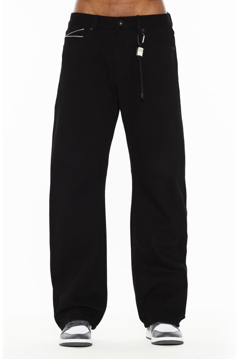 Grunge 607 Baggy Jeans, Main, color, BLACK
