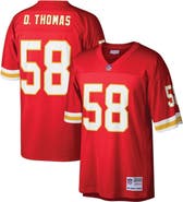Mitchell & Ness Men's Mitchell & Ness Derrick Thomas Red Kansas City Chiefs Legacy Replica Jersey