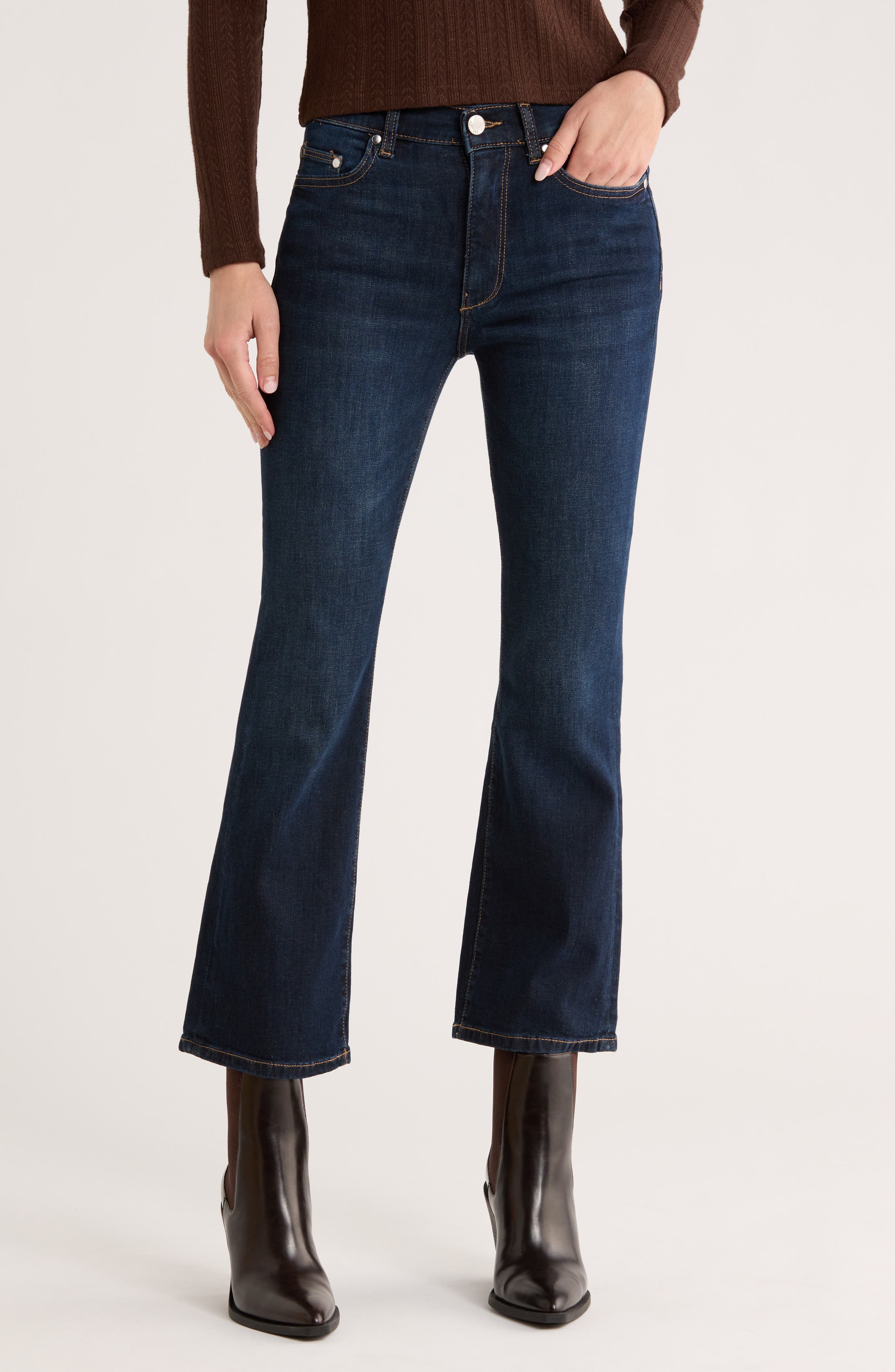 JASON WU Crop Bootcut Jeans