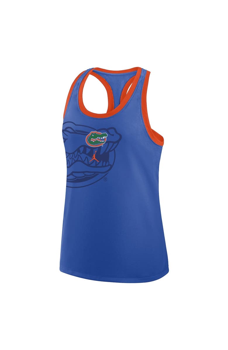 Jordan Brand Women's Jordan Brand Royal Florida Gators Exceptional Talent Primetime Shadow Tri-Blend Racerback Tank Top, Alternate, color, 