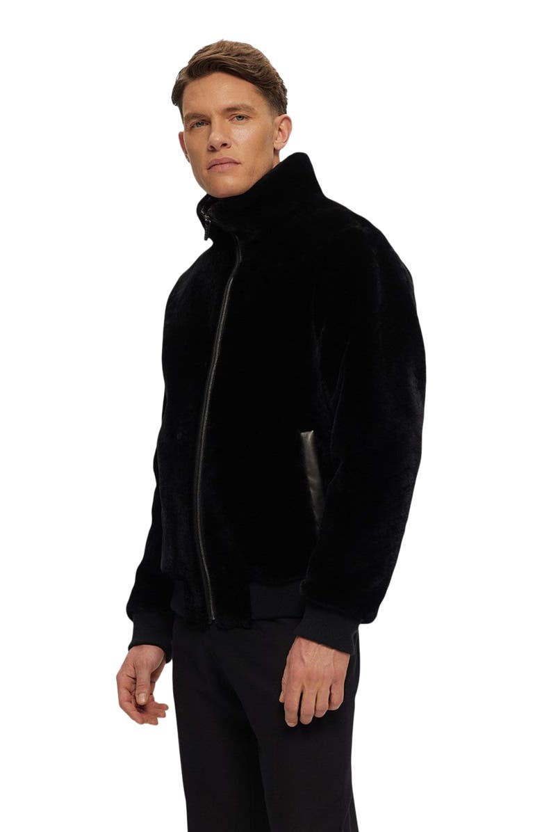 GORSKI Select Shearling Lamb Bomber Jacket, Alternate, color,