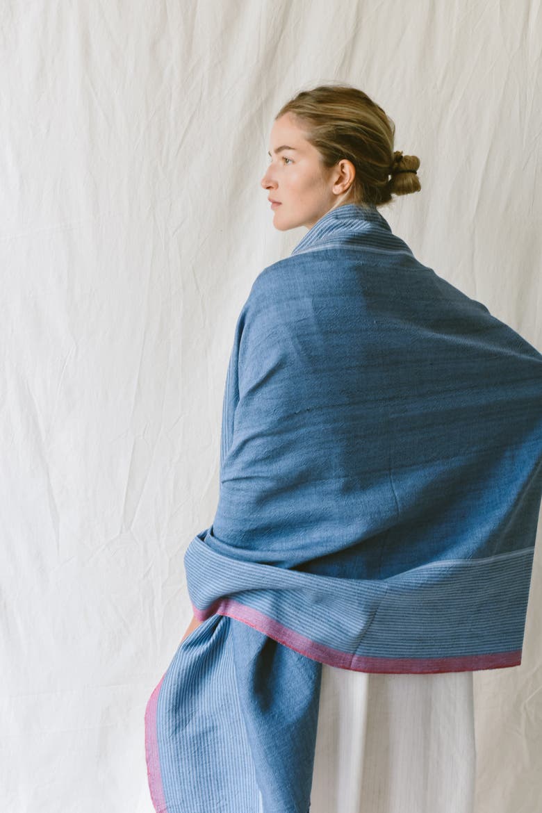 Tribeca Towel, Alternate, color, Indigo
