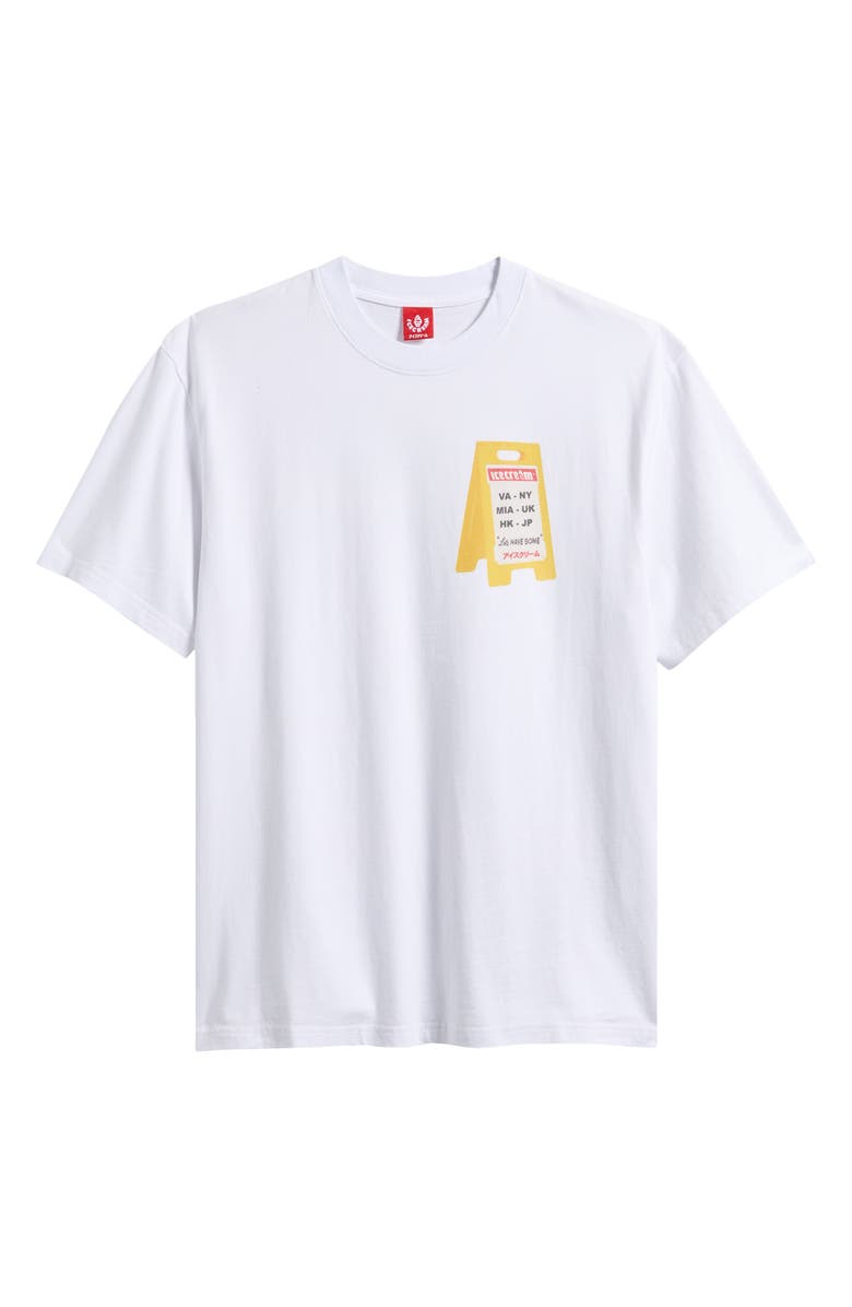 ICECREAM Aisle Closed Graphic T-Shirt, Alternate, color, White