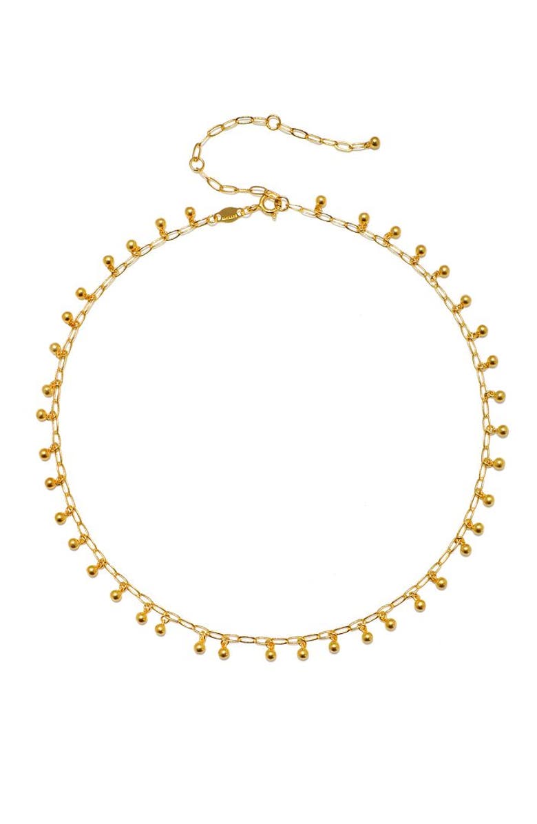 Satya Jewelry Joyful Choker Necklace, Alternate, color, Gold