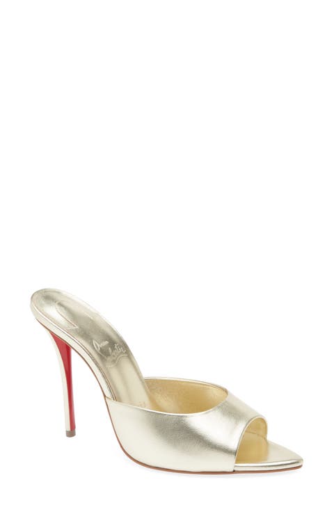 Miss Z Pointed Toe Metallic Sandal (Women)