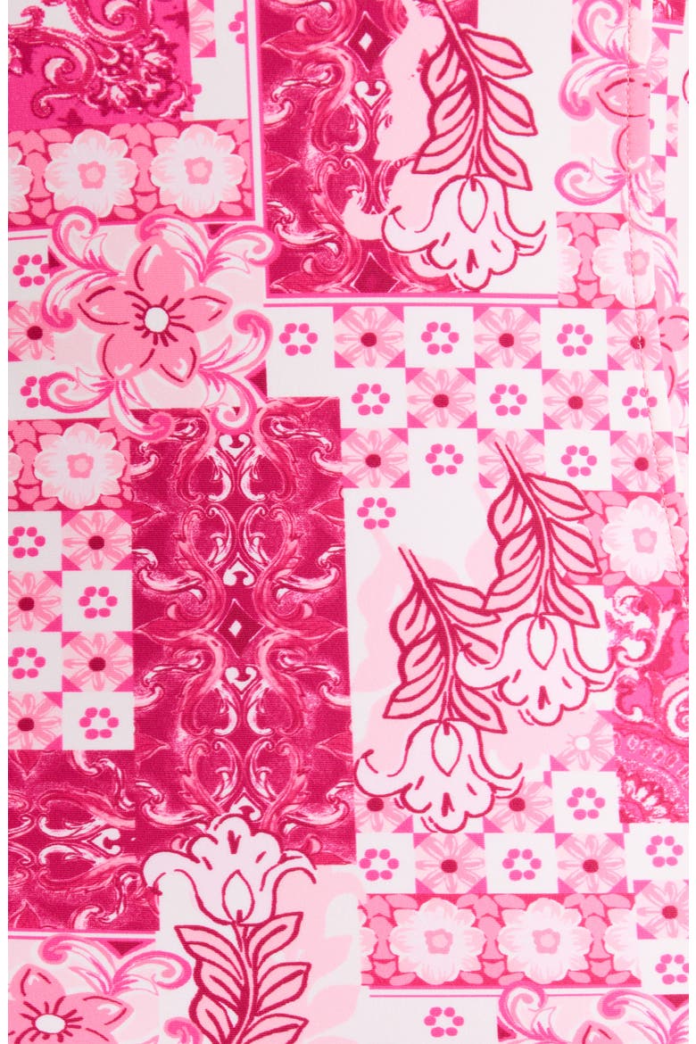 Jayda Print Underwire One-Piece Swimsuit, Alternate, color, RADIANT PINK COMBO