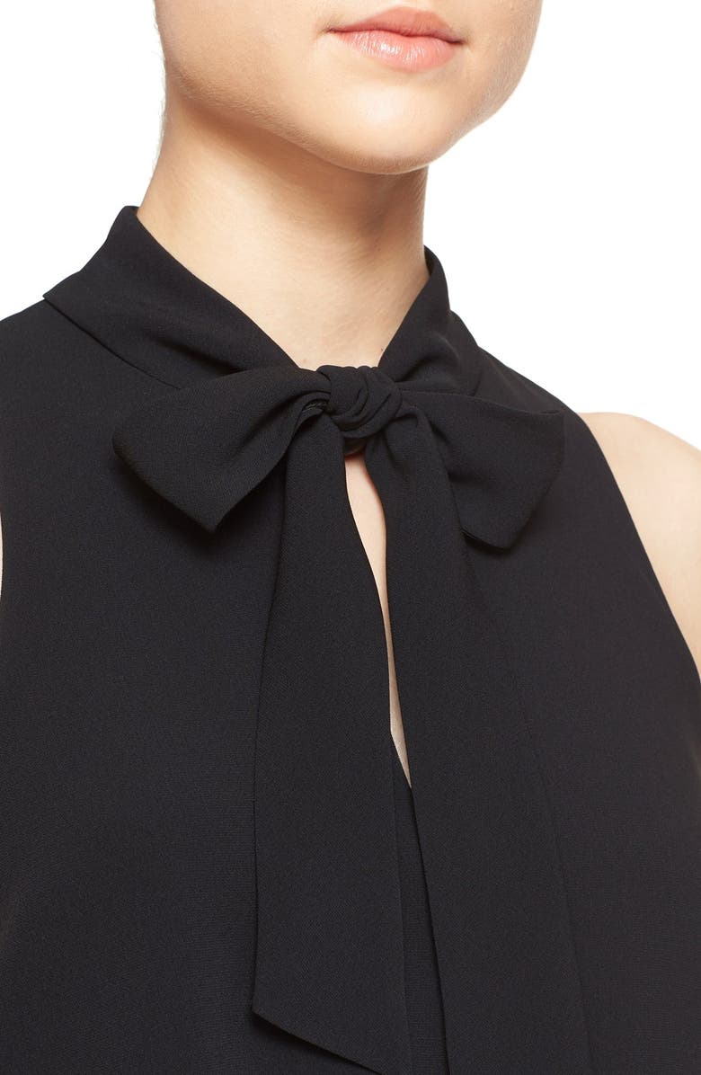 Elizabeth and James 'Enya' Sleeveless Pussycat Bow Dress, Alternate, color, 