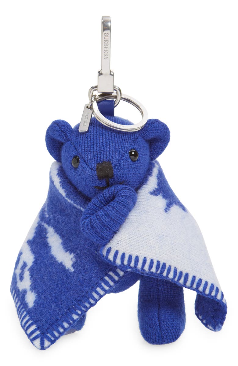 Burberry Thomas Bear in EKD Blanket Bag Charm, Main, color,