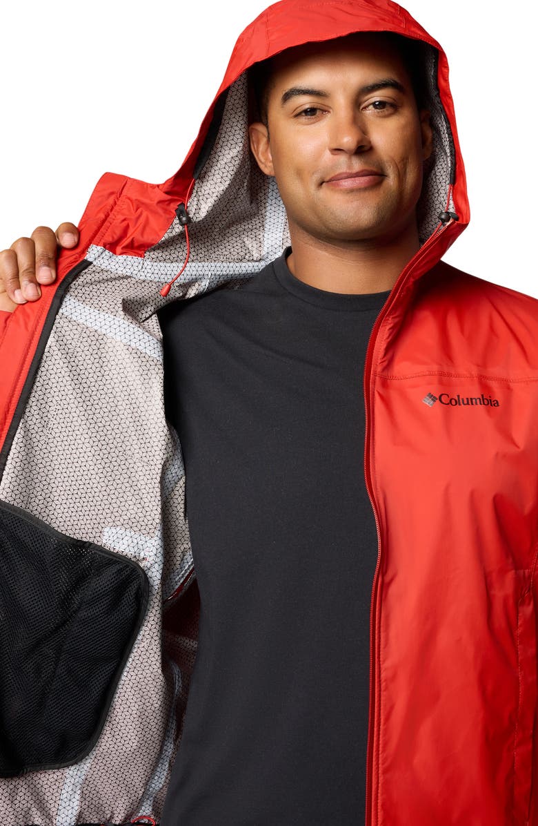 Columbia Evapouration II Waterproof Hooded Packable Jacket, Alternate, color,