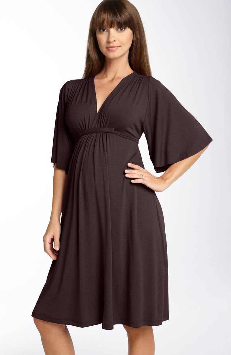 Olian Empire Waist Maternity Dress, Main, color, 
