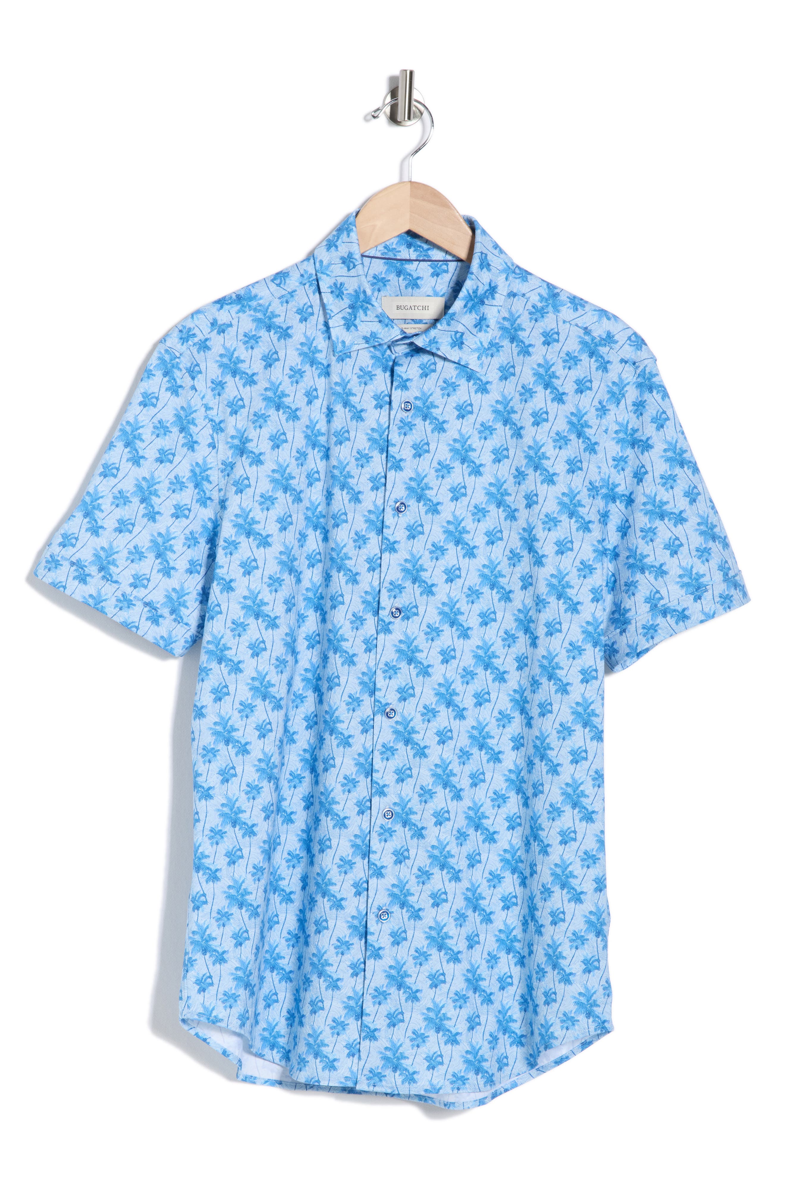 Bugatchi Short Sleeve Woven Shirt