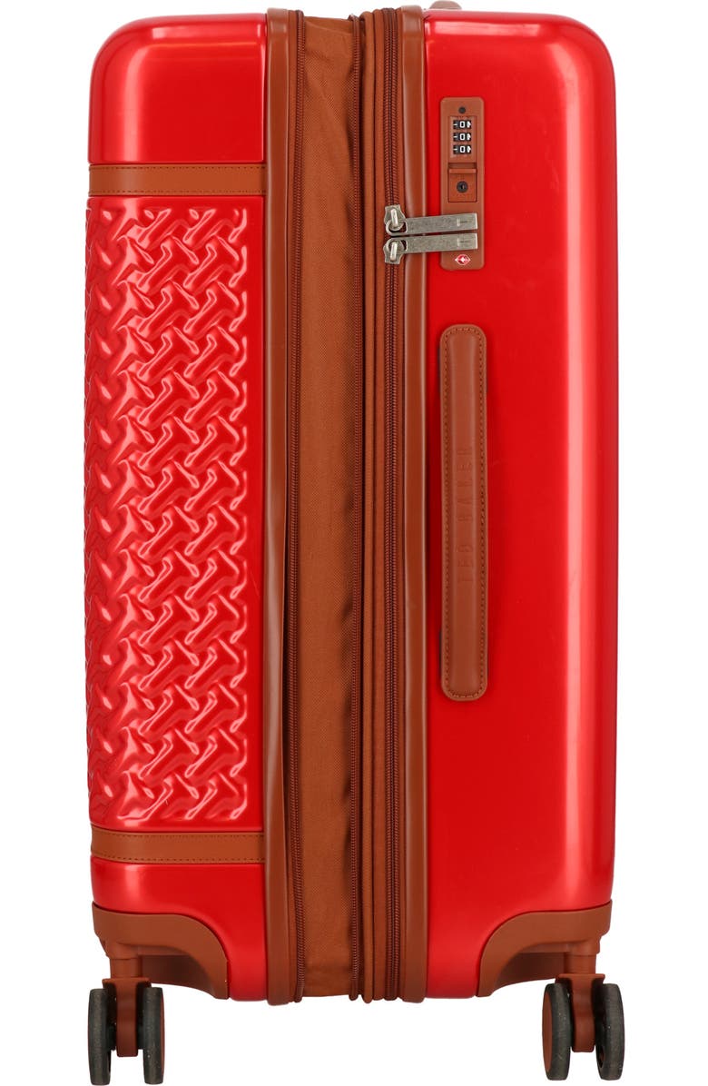 Ted Baker Bolton 3-Piece Hardside Spinner Luggage Set, Alternate, color, Red