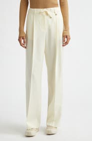 Moncler Virgin Wool Gabardine Pants