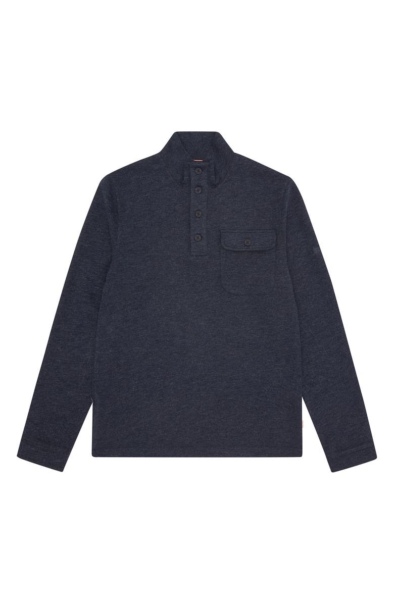 Sealskinz Fakenham Water Repellent Fleece Top, Alternate, color, Navy