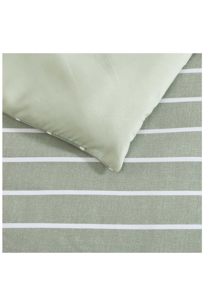 Park Stripe Comforter Set, Alternate, color, MEDIUM / DARK GREEN