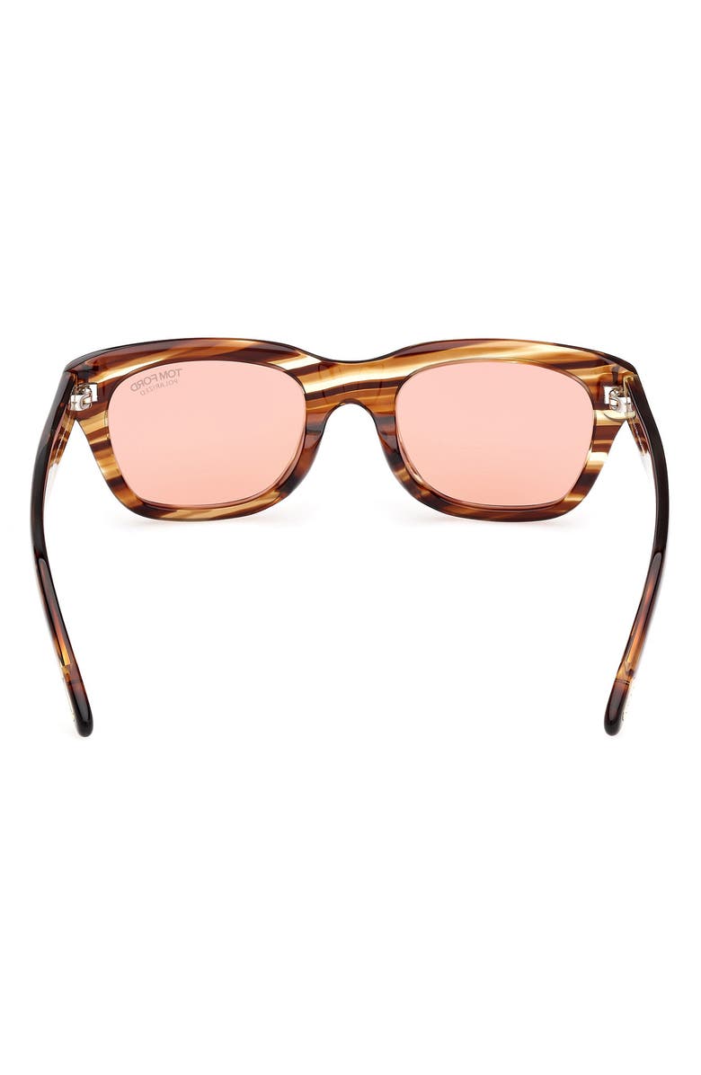 TOM FORD 52mm Square Sunglasses, Alternate, color,