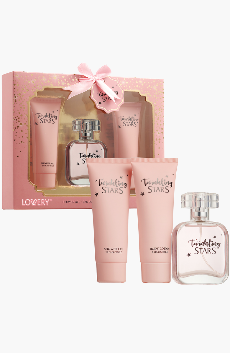 Lovery Twinkling Stars 3pc Home Spa Gift Set, Main, color, 