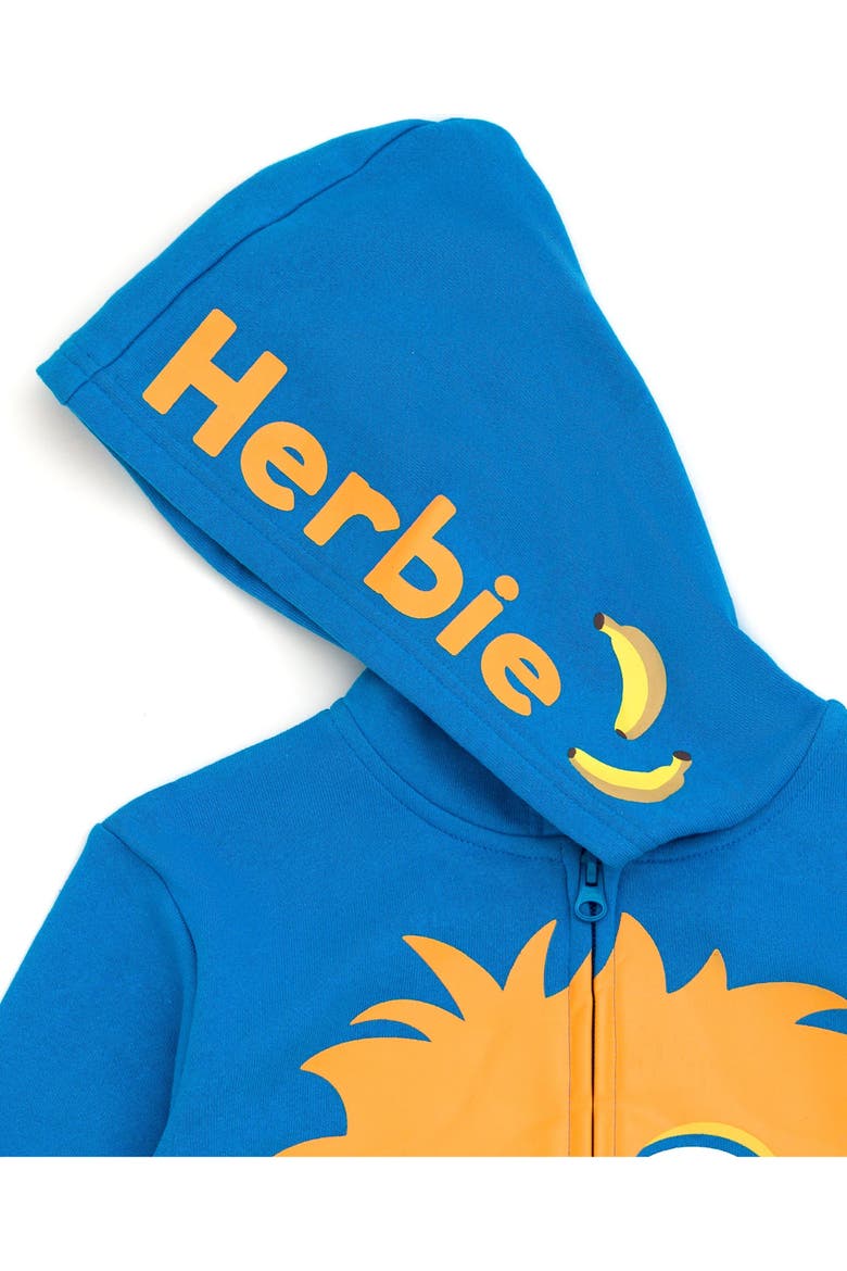 Boys' Fleece Zip-Up Hoodie, Alternate, color, Royal Blue Herbie