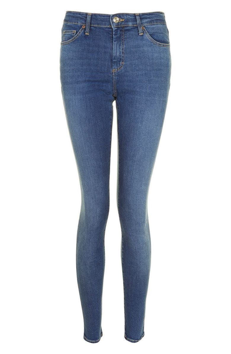 Topshop Sidney Skinny Ankle Jeans, Alternate, color,