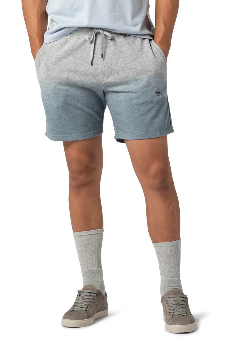Alto Dip Dye Piqué Cotton Shorts, Main, color, VAPOUR