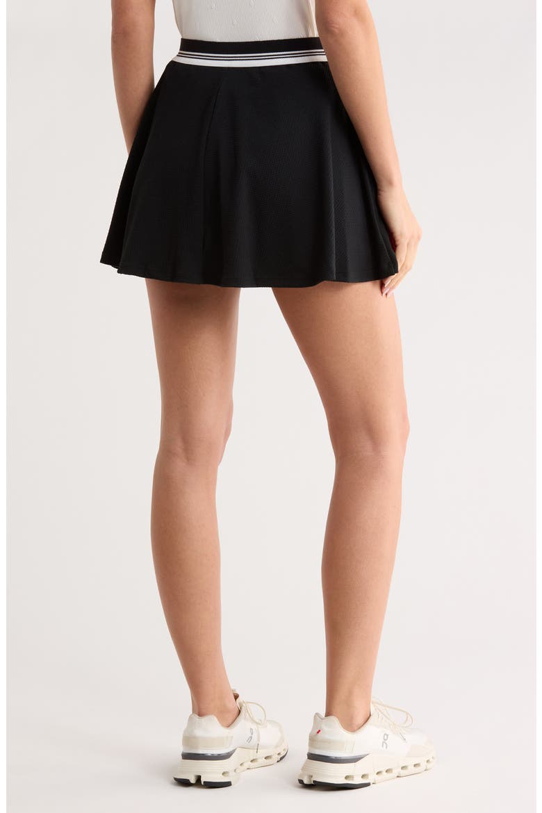 Callan Flutter Active Skort, Alternate, color, BLACK