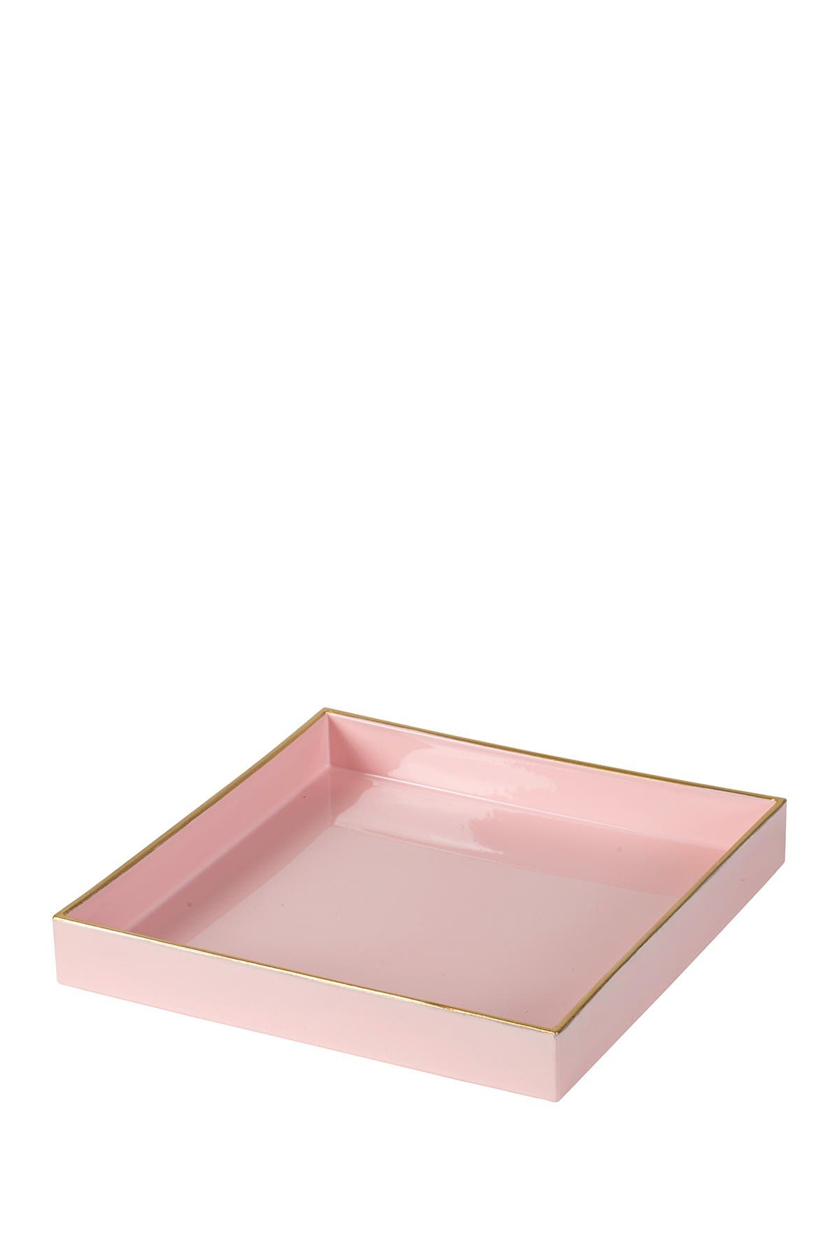 Pink Square Decorative Tray