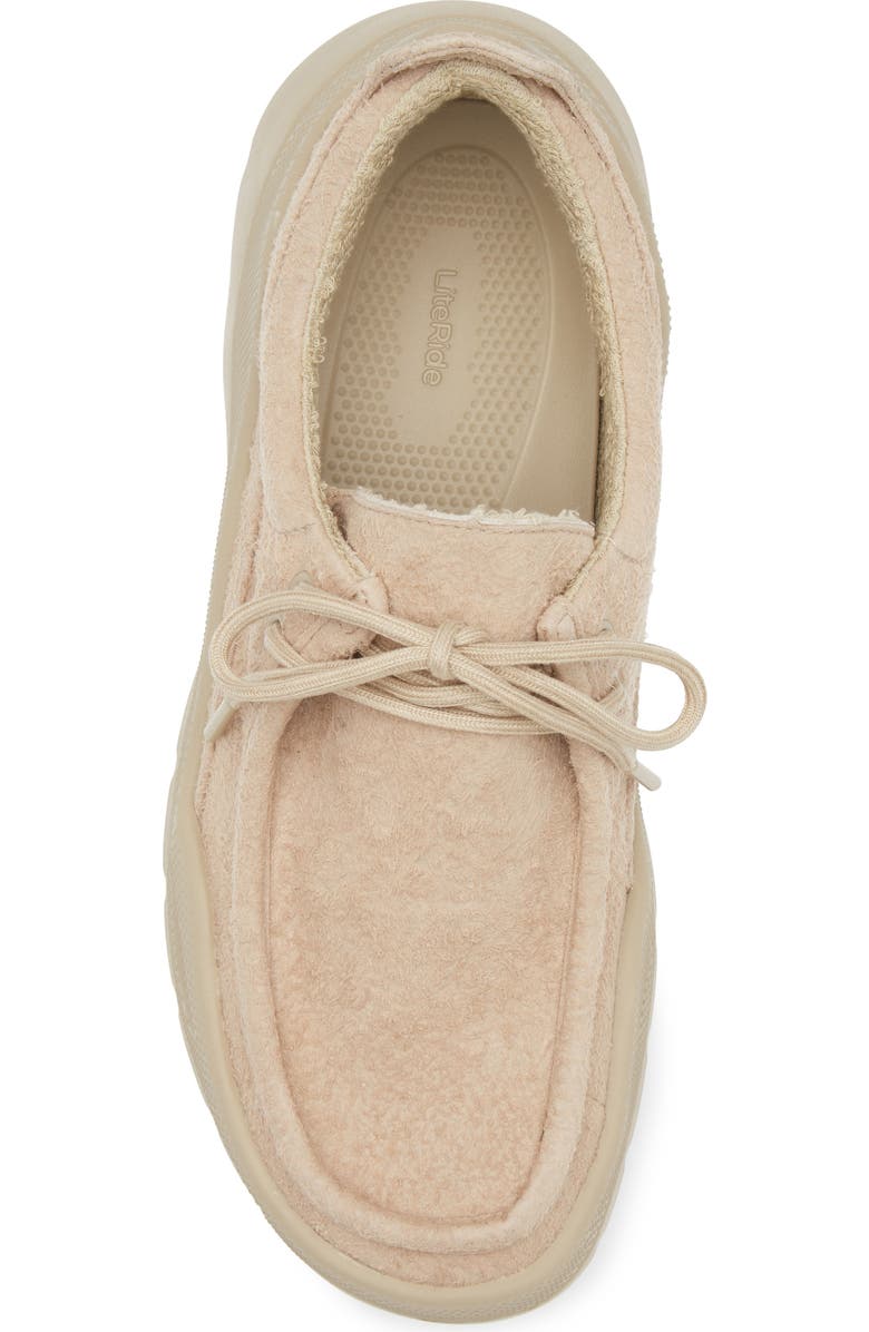 CROCS Gallery Oxford Shoe, Alternate, color, Bark