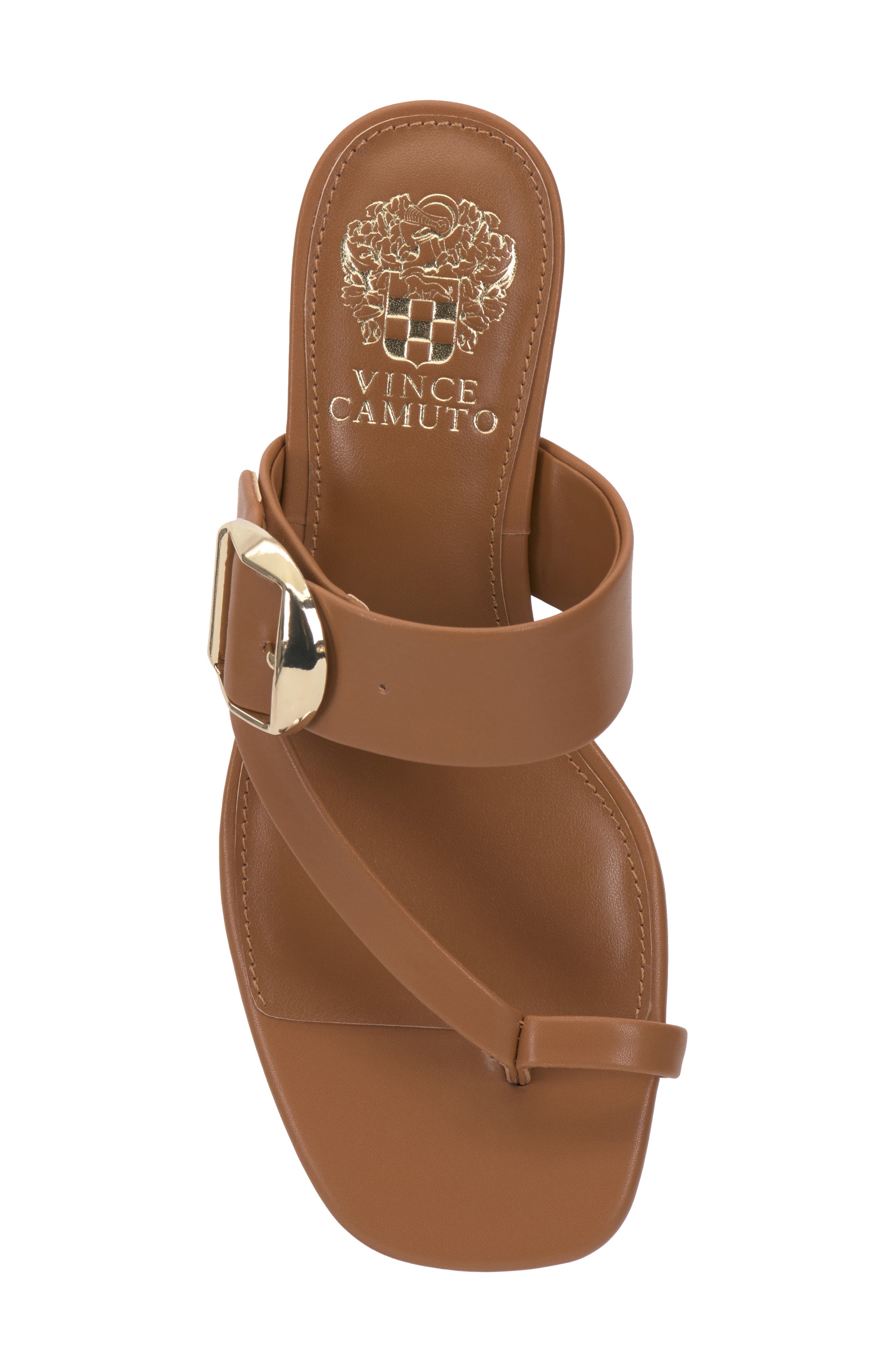 Laynnie Toe Loop Sandal, Alternate, color, GOLDEN WALNUT